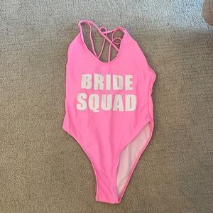 Bride squad one piece